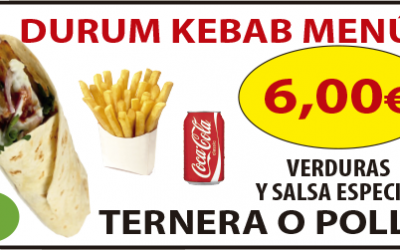 durum kebab menu